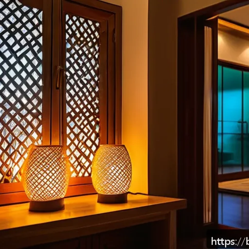 전기공사기사와 에너지 절약 기술 - A modern Bengali home interior featuring a smart lighting system with multiple sleek, energy-efficie...